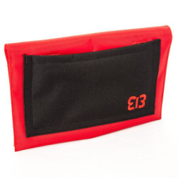 QUATRO Handmade Pouch-Cordura Fabric-Black-Red
