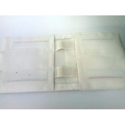 3B Handmade Pouch-Cordura Fabric-White-Purple