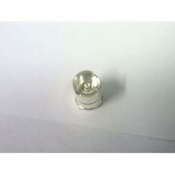 510 Battery Connector, Silver Small Hole 