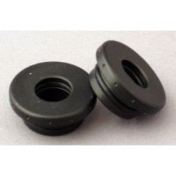 Black Delrin End Caps(pair) 