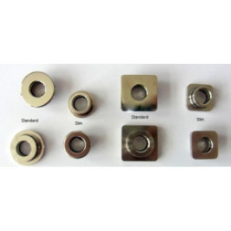 Stainless Steel End Caps Rectangular Standard(pair)