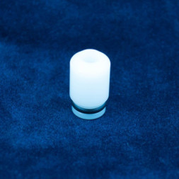 White Mini-me Drip Tip by Atmomixani