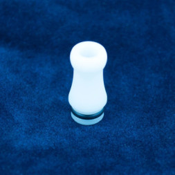 White Canon Drip Tip by Atmomixani