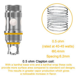 Triron/Atlantis Clapton Coil 0.5ohm