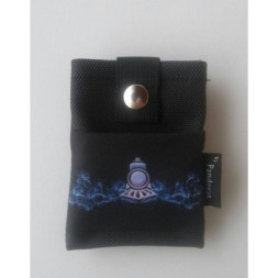 Belt Pouch with logo-Black