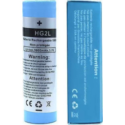 Rechargeable battery LG HG2L 18650 3000mAh 20A 3.7V