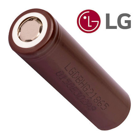 LG HG2 Flat Top Επαναφορτιζόμενη Μπαταρία 18650 Li-ion 3000mAh 3.7V