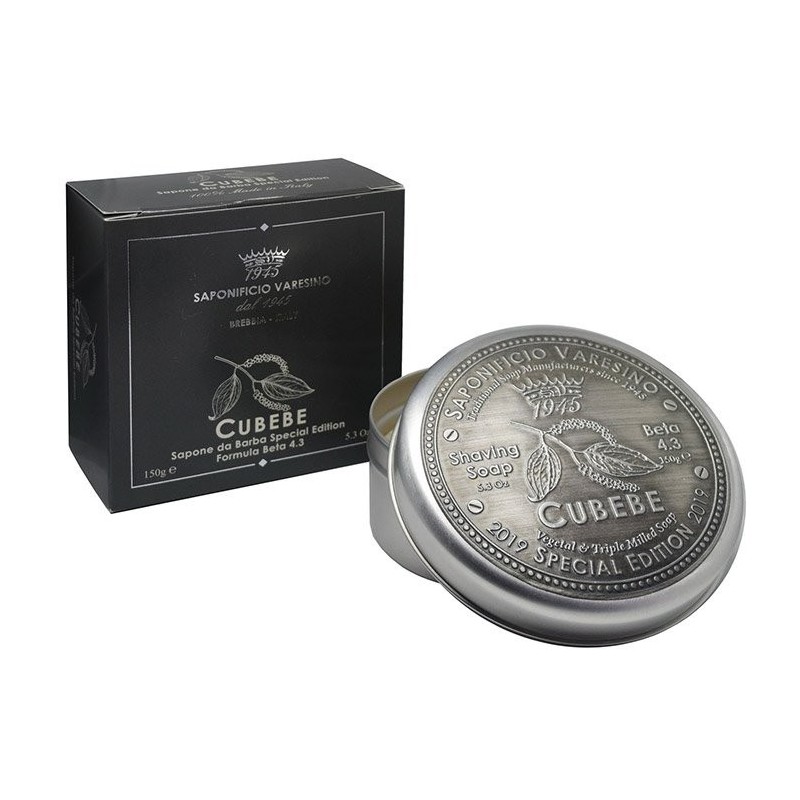 Saponificio Varesino shaving soap in bowl cubebe 4.3 150gr