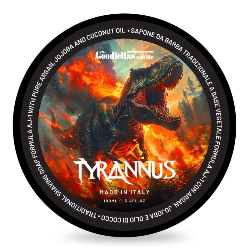 The Goodfellas’ smile shaving soap Tyrannus formula AJ1 100ml