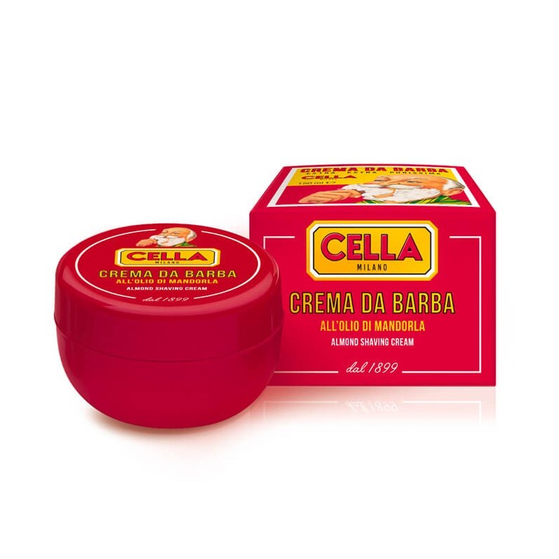 Cella Milano shaving cream almond oil 150ml