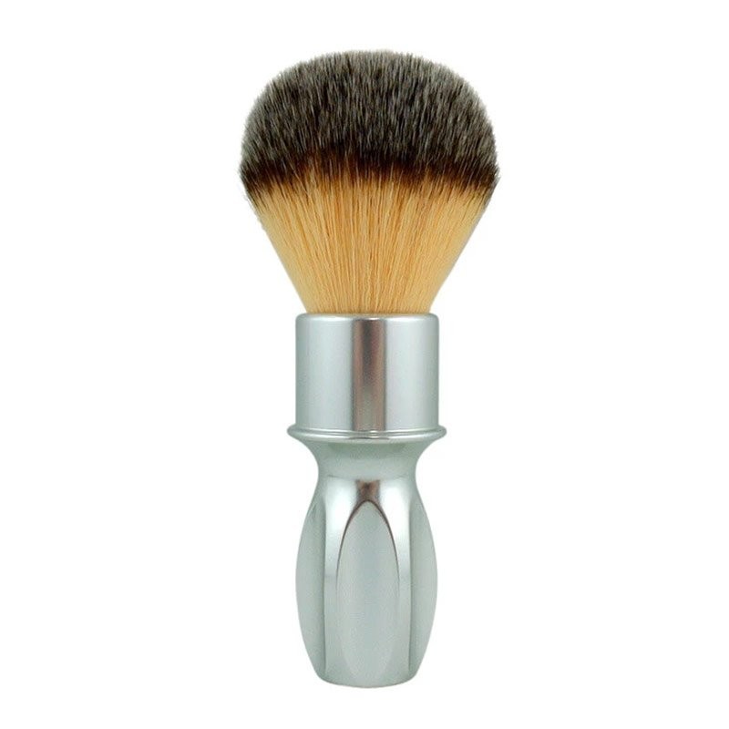 Razorock shaving brush synthetic silver 400 plissoft