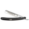 Boker straight razor king cutter black 5/8 round point