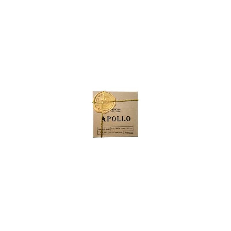 Kerkini Artisan Soapery – APOLLO Shaving Soap 120gr – Buffalo Base