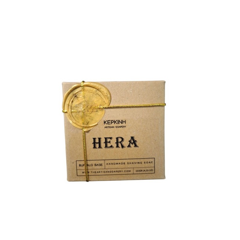 Kerkini Artisan Soapery – HERA Shaving Soap 120gr – Buffalo Base
