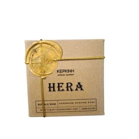 Kerkini Artisan Soapery – HERA Shaving Soap 120gr – Buffalo Base