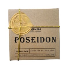 Kerkini Artisan Soapery – POSEIDON Shaving Soap 120gr – Buffalo Base