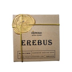 Kerkini Artisan Soapery – EREBUS Shaving Soap 120gr – Buffalo Base