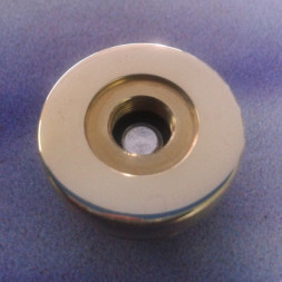 Nemesis flat upper cap brass shined