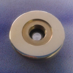 Nemesis flat upper cap brass shined