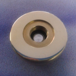 Nemesis flat upper cap brass shined