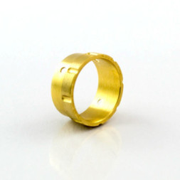 3D Air Control Ring 2x2mm Brass matte