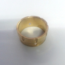 3D Air Control Ring 2x2mm Brass shined