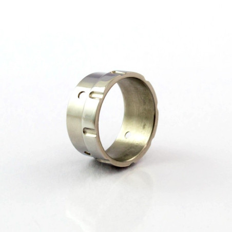 3D Air Control Ring 2x2mm ss shined