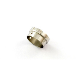 3D Air Control Ring 2x2mm ss shined