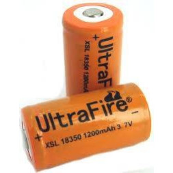18350 ultrafire 1200 mAh 3.7V Unprotected