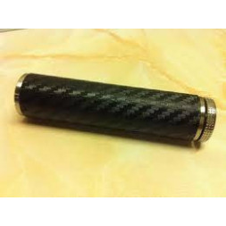 3D Carbon Sticker Black 