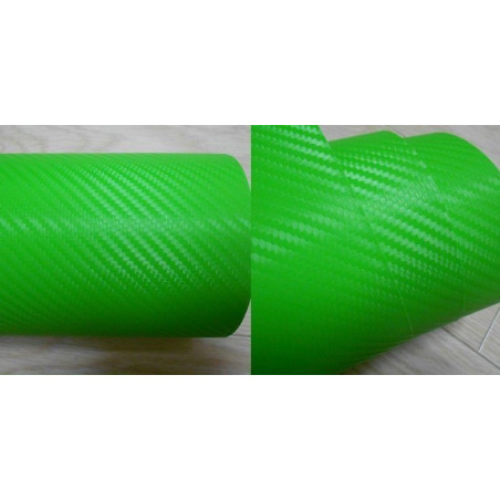 3D Carbon Sticker Green