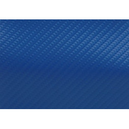 3D Carbon Sticker Blue